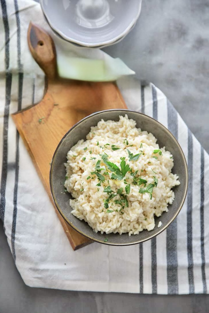 Gluten-Free Sicilian Lime Risotto with Asparagus